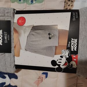 Disney Mickey Mouse Gray Shorts